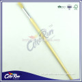 ColorRun high qulity PB04044 long wooden handle natural bristle artist paint brush